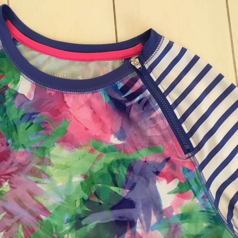 Reel Legends Keep It Cool Print Top - Picture 4 of 8